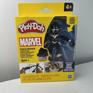 Play Doh Marvel Black Panther Bendy Figure‎ New